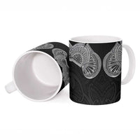 Samoan Traditional Art Tattoos Ceramic Mug Tatau Roman Reigns Black Color LT03 - Polynesian Pride