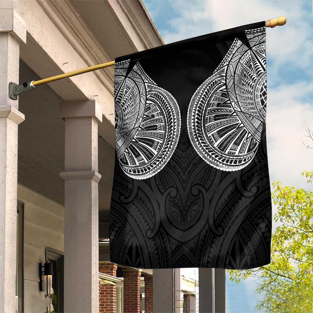 Samoan Traditional Art Tattoos Garden Flag Tatau Roman Reigns Black Color - Polynesian Pride