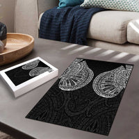 Samoan Traditional Art Tattoos Puzzle Tatau Roman Reigns Black Color LT03 - Polynesian Pride