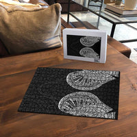 Samoan Traditional Art Tattoos Puzzle Tatau Roman Reigns Black Color LT03 - Polynesian Pride