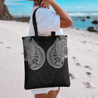Samoan Traditional Art Tattoos Tote Bag Tatau Roman Reigns Black Color - Polynesian Pride