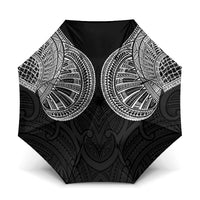 Samoan Traditional Art Tattoos Umbrella Tatau Roman Reigns Black Color LT03 One Size Folded 11.42 inch Opened Diameter 37.4 inch Black - Polynesian Pride