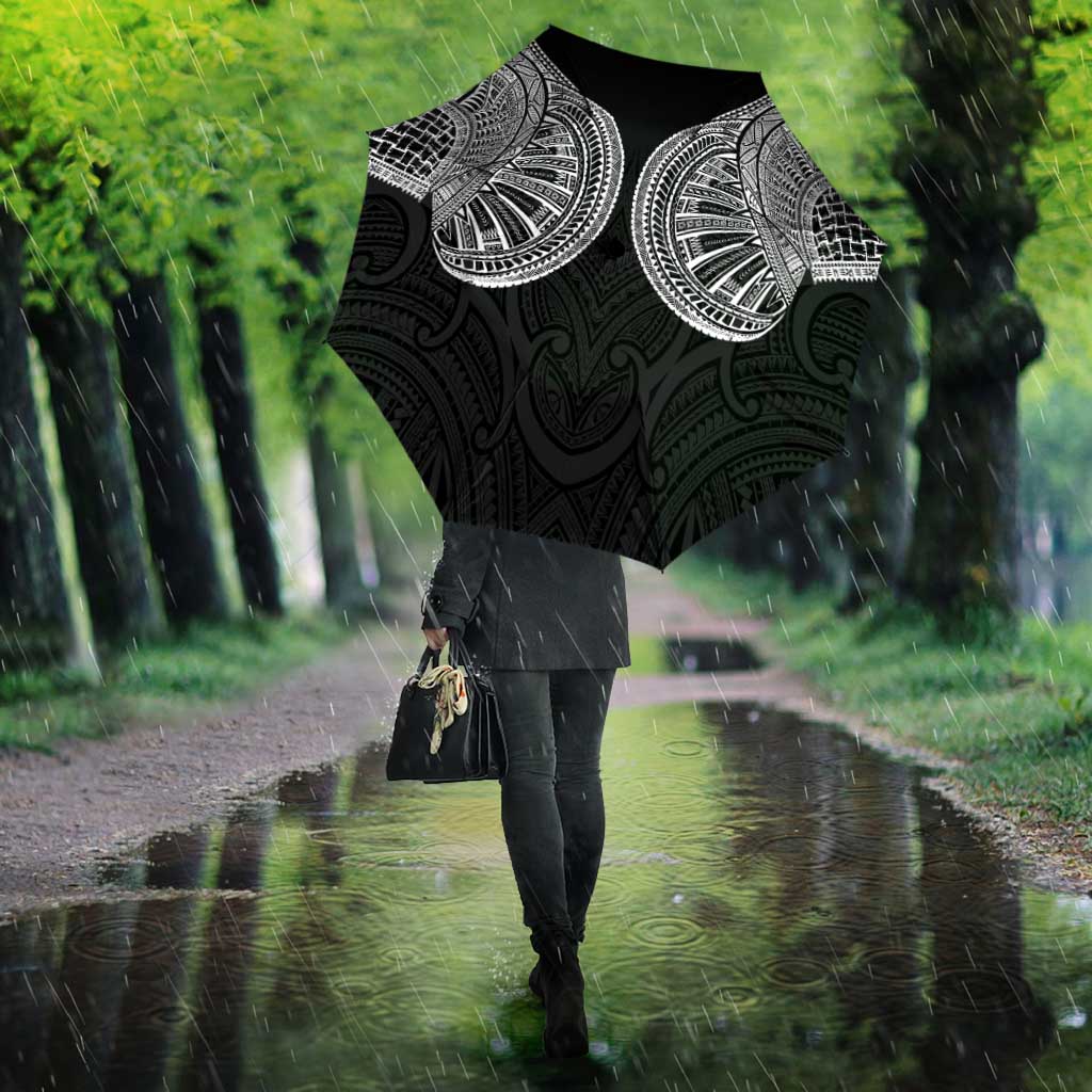 Samoan Traditional Art Tattoos Umbrella Tatau Roman Reigns Black Color LT03 - Polynesian Pride