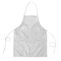 Samoan Traditional Art Tattoos Apron Tatau Roman Reigns White Color LT03 White - Polynesian Pride