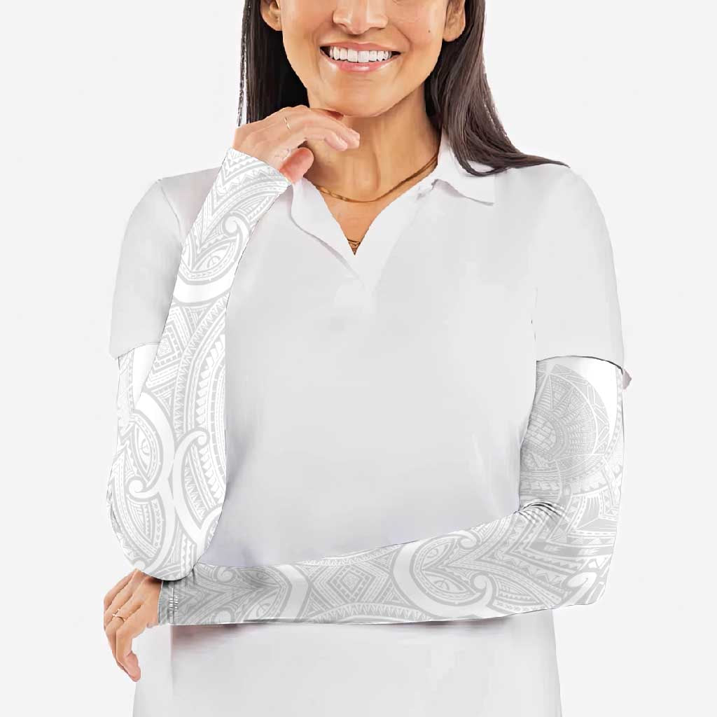 Samoan Traditional Art Tattoos Arm Sleeves Tatau Roman Reigns White Color - Polynesian Pride