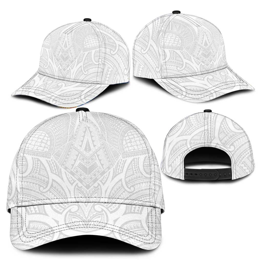 Samoan Traditional Art Tattoos Classic Cap Tatau Roman Reigns White Color - Polynesian Pride