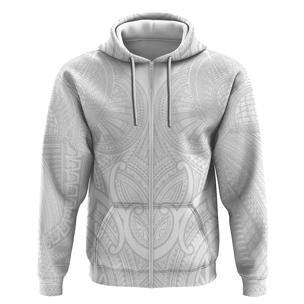 Samoan Traditional Art Tattoos Hoodie Tatau Roman Reigns White Color - Polynesian Pride