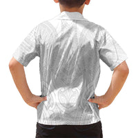 Samoan Traditional Art Tattoos Kid Hawaiian Shirt Tatau Roman Reigns White Color LT03 - Polynesian Pride