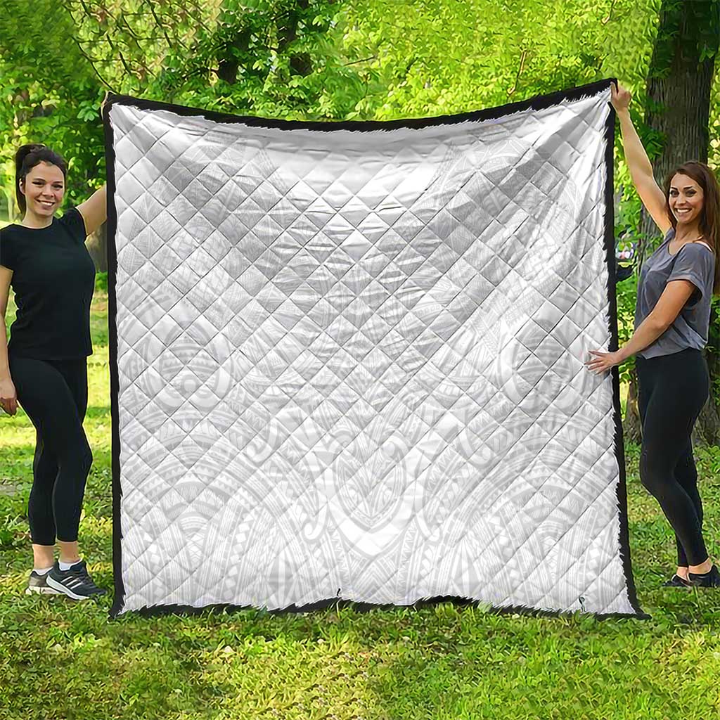 Samoan Traditional Art Tattoos Quilt Tatau Roman Reigns White Color LT03 - Polynesian Pride