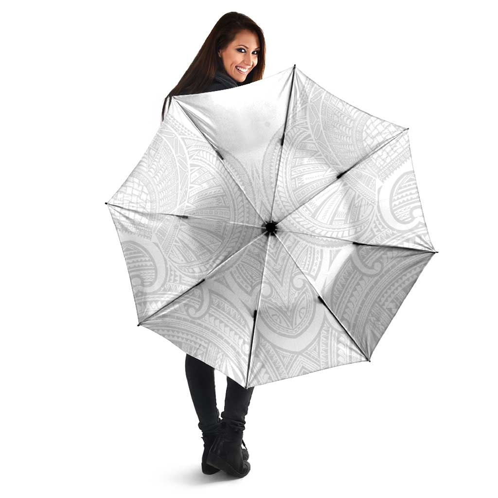 Samoan Traditional Art Tattoos Umbrella Tatau Roman Reigns White Color LT03 - Polynesian Pride
