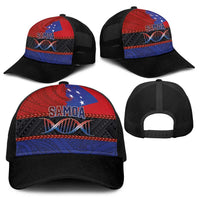 Samoan DNA-Proud of Samoa Baseball Net Cap Polynesian Patterns - Polynesian Pride