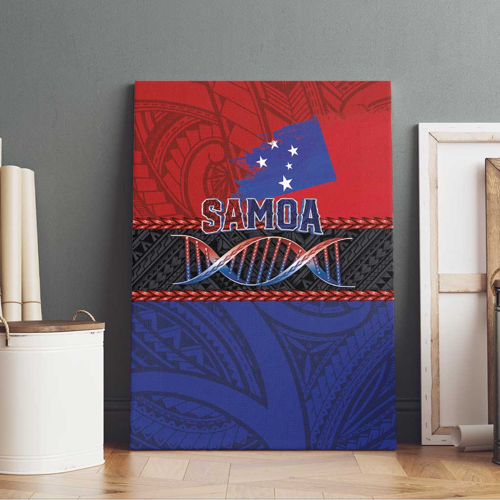 Samoan DNA-Proud of Samoa Canvas Wall Art Polynesian Patterns - Polynesian Pride