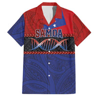 Personalised Samoan DNA-Proud of Samoa Family Matching Off Shoulder Short Dress and Hawaiian Shirt Polynesian Patterns LT03 Dad's Shirt - Short Sleeve Multicolor - Polynesian Pride