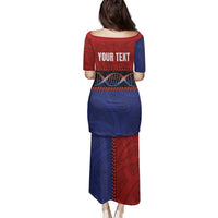 Personalised Samoan DNA-Proud of Samoa Family Matching Puletasi and Hawaiian Shirt Polynesian Patterns - Polynesian Pride