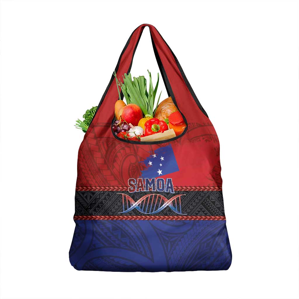 Samoan DNA-Proud of Samoa Grocery Bag Polynesian Patterns - Polynesian Pride