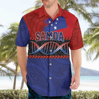 Personalised Samoan DNA-Proud of Samoa Hawaiian Shirt Polynesian Patterns - Polynesian Pride