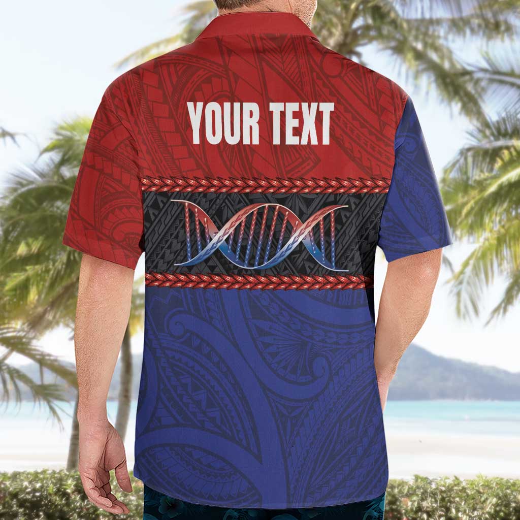 Personalised Samoan DNA-Proud of Samoa Hawaiian Shirt Polynesian Patterns - Polynesian Pride