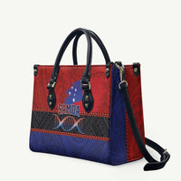 Samoan DNA-Proud of Samoa Leather Bag Polynesian Patterns - Polynesian Pride
