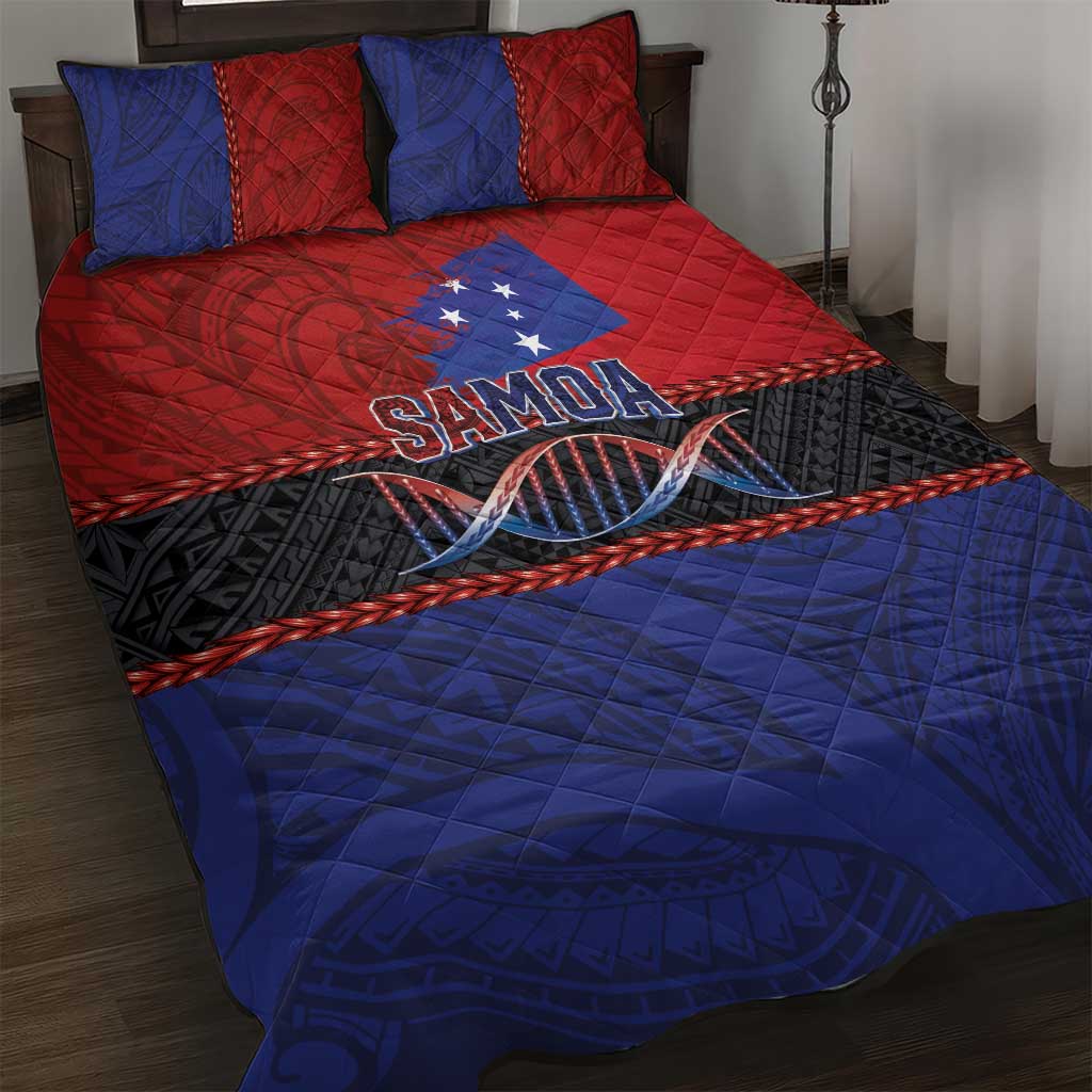 Samoan DNA-Proud of Samoa Quilt Bed Set Polynesian Patterns - Polynesian Pride