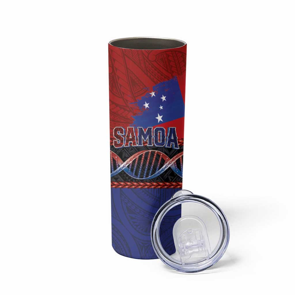 Samoan DNA-Proud of Samoa Skinny Tumbler Polynesian Patterns - Polynesian Pride