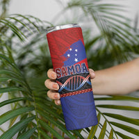 Samoan DNA-Proud of Samoa Skinny Tumbler Polynesian Patterns - Polynesian Pride