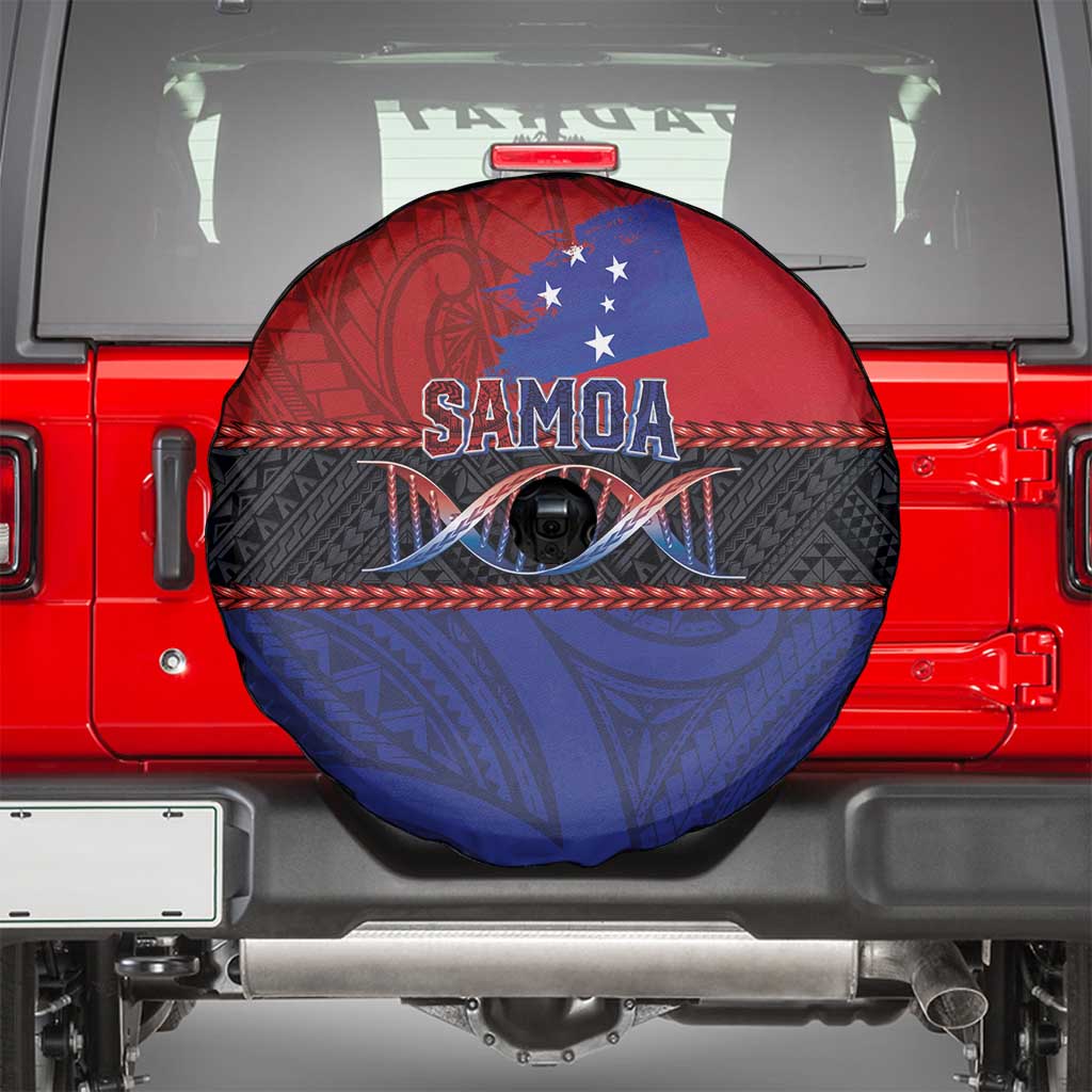 Samoan DNA-Proud of Samoa Spare Tire Cover Polynesian Patterns - Polynesian Pride