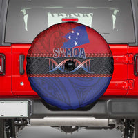 Samoan DNA-Proud of Samoa Spare Tire Cover Polynesian Patterns - Polynesian Pride