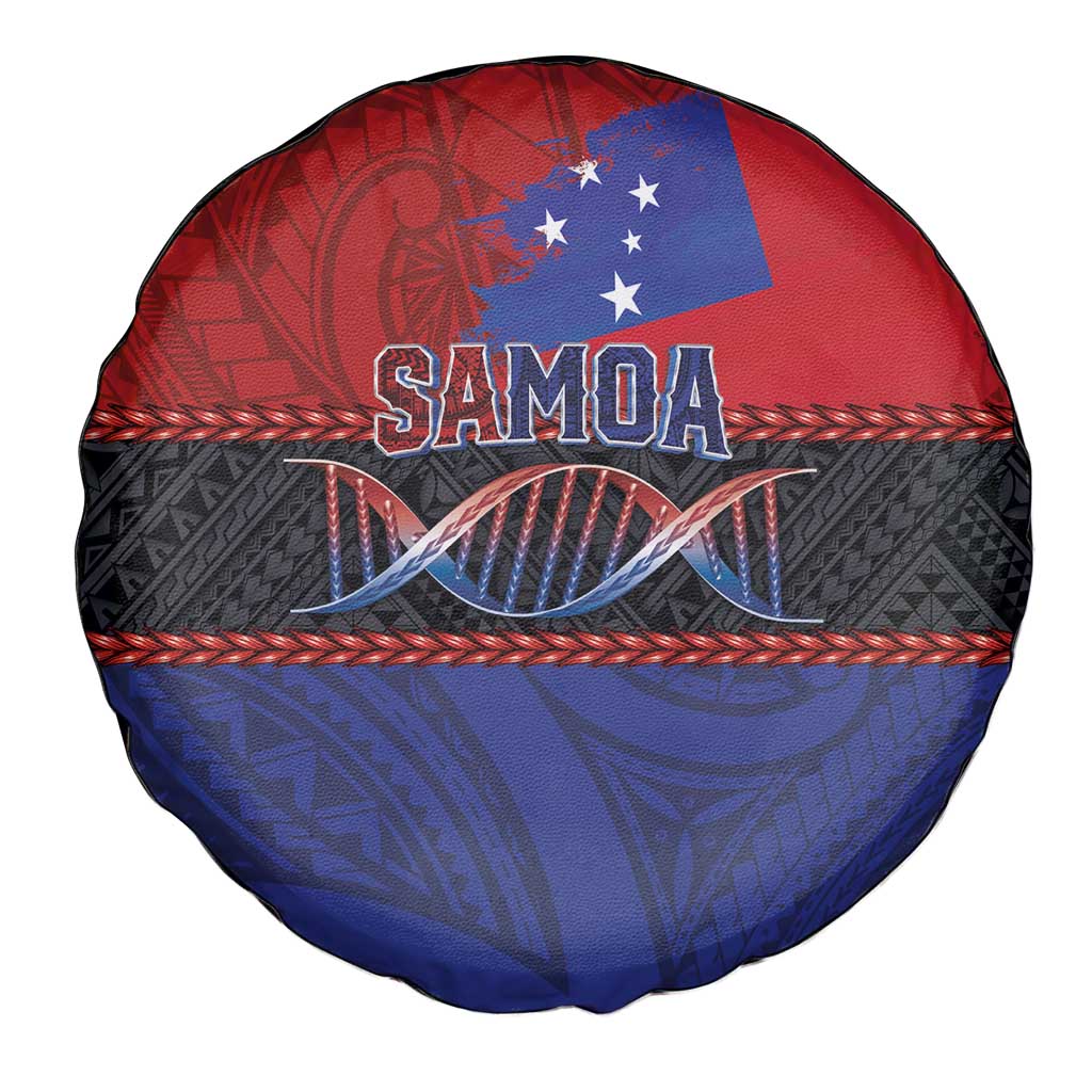 Samoan DNA-Proud of Samoa Spare Tire Cover Polynesian Patterns - Polynesian Pride