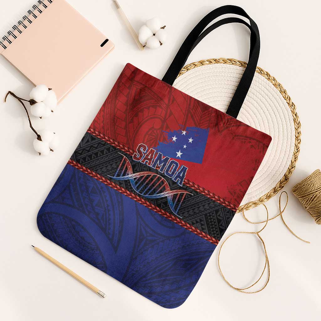 Samoan DNA-Proud of Samoa Tote Bag Polynesian Patterns - Polynesian Pride