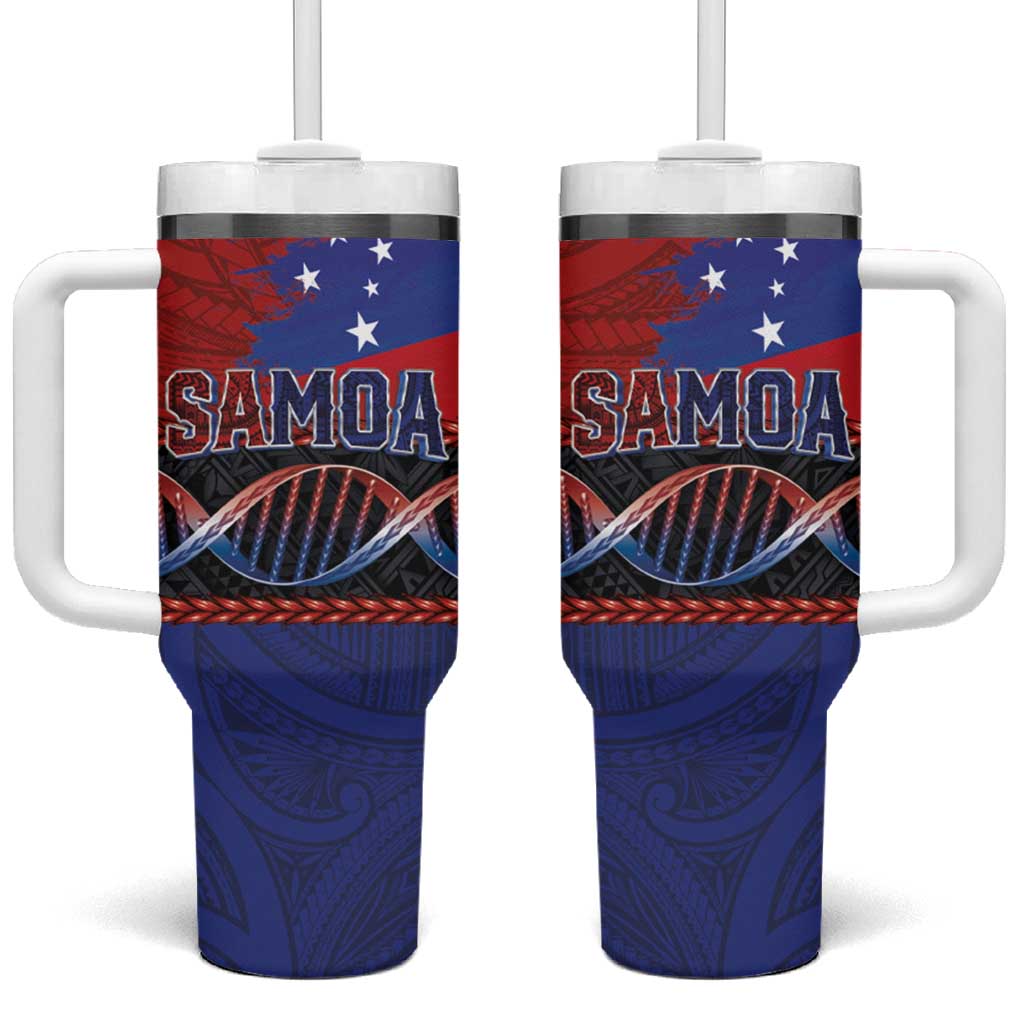 Samoan DNA-Proud of Samoa Tumbler With Handle Polynesian Patterns - Polynesian Pride