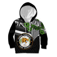 Hawaii James Campbell High School Kid Hoodie Kakau Pattern Black Version LT03 Hoodie Black - Polynesian Pride