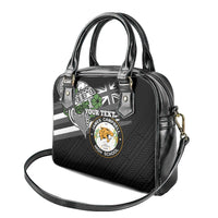 Hawaii James Campbell High School Shoulder Handbag Kakau Pattern Black Version LT03 - Polynesian Pride