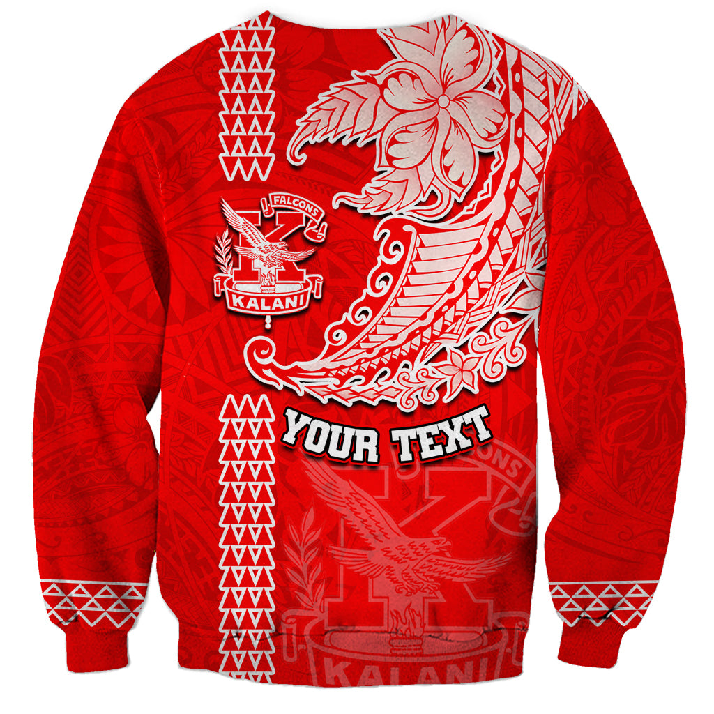 Hawaii Kalani High School Sweatshirt Tribal Kakau Pattern LT03 - Polynesian Pride