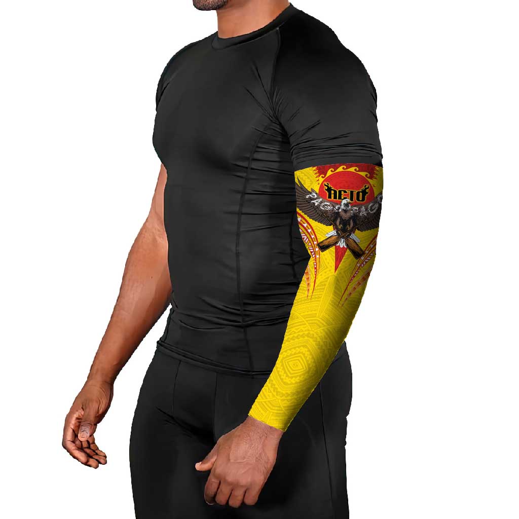 American Samoa Fautasi Race Arm Sleeves Pago Pago-Aeto Samoan Tattoo and Eagle
