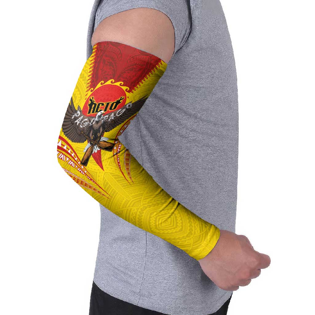 American Samoa Fautasi Race Arm Sleeves Pago Pago-Aeto Samoan Tattoo and Eagle