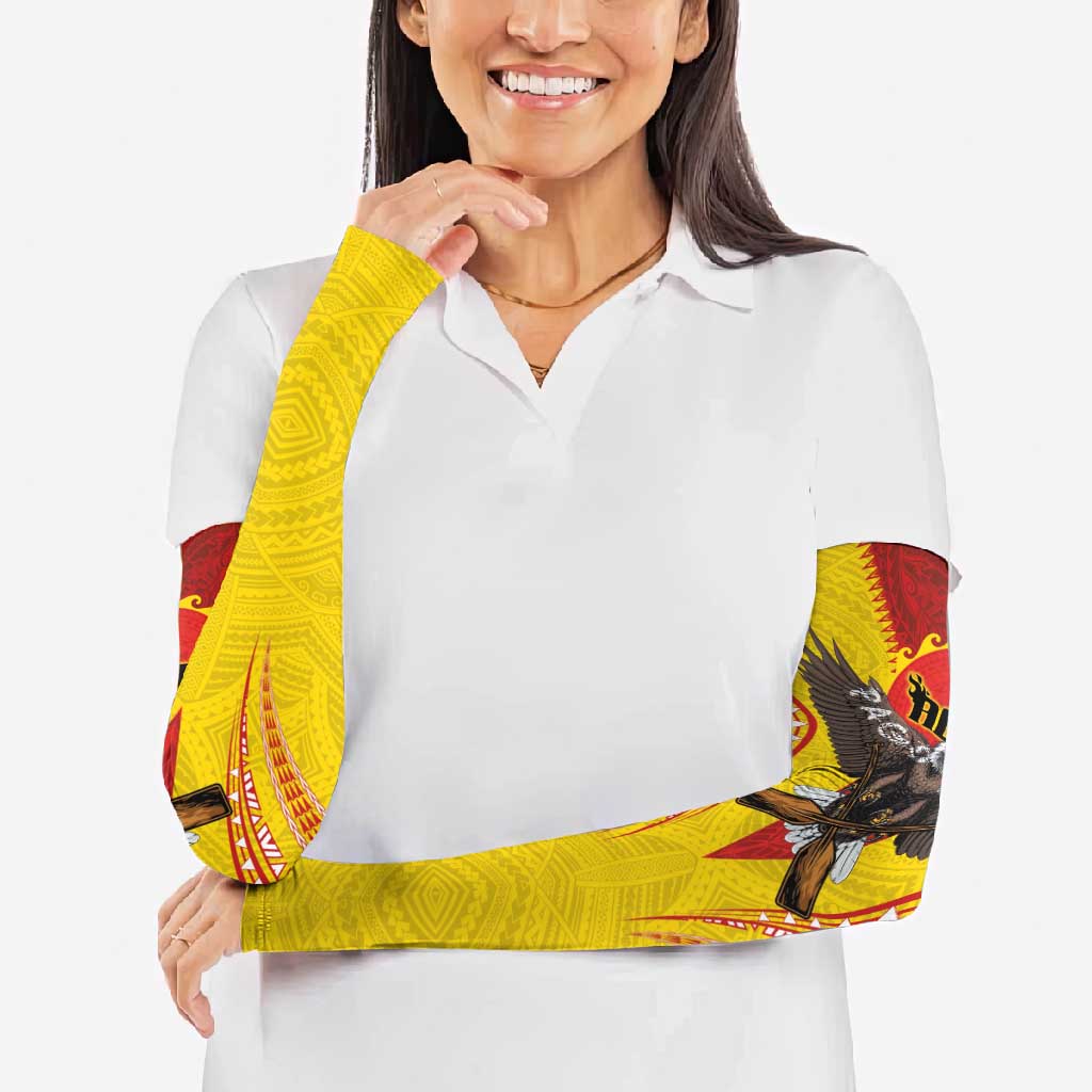 American Samoa Fautasi Race Arm Sleeves Pago Pago-Aeto Samoan Tattoo and Eagle