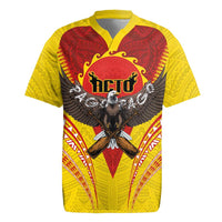 American Samoa Fautasi Race Rugby Jersey Pago Pago-Aeto Samoan Tattoo and Eagle