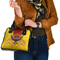 American Samoa Fautasi Race Shoulder Handbag Pago Pago-Aeto Samoan Tattoo and Eagle
