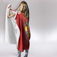 Tonga Ngatu and Australia Together Hooded Blanket Polynesian Humpback Whale and Aboriginal Kangaroo LT03 - Polynesian Pride