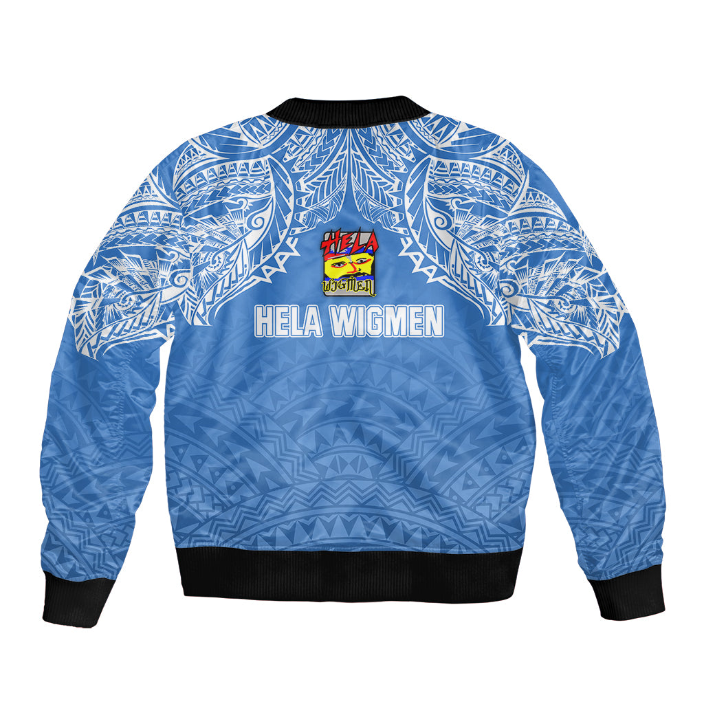 Hela Wigmen Rugby Bomber Jacket Papua New Guinea Polynesian Tattoo LT03 - Polynesian Pride