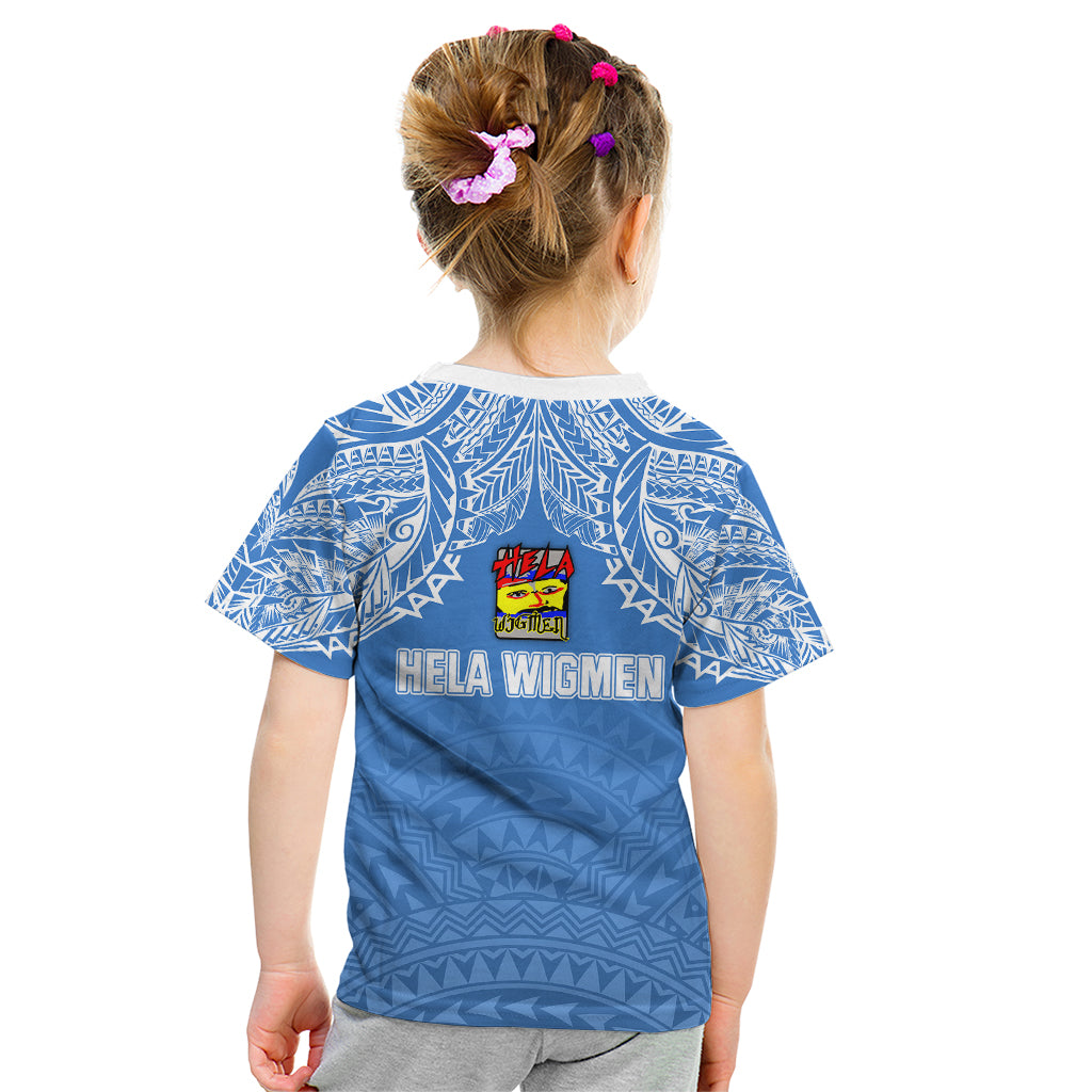 Hela Wigmen Rugby Kid T Shirt Papua New Guinea Polynesian Tattoo LT03 - Polynesian Pride