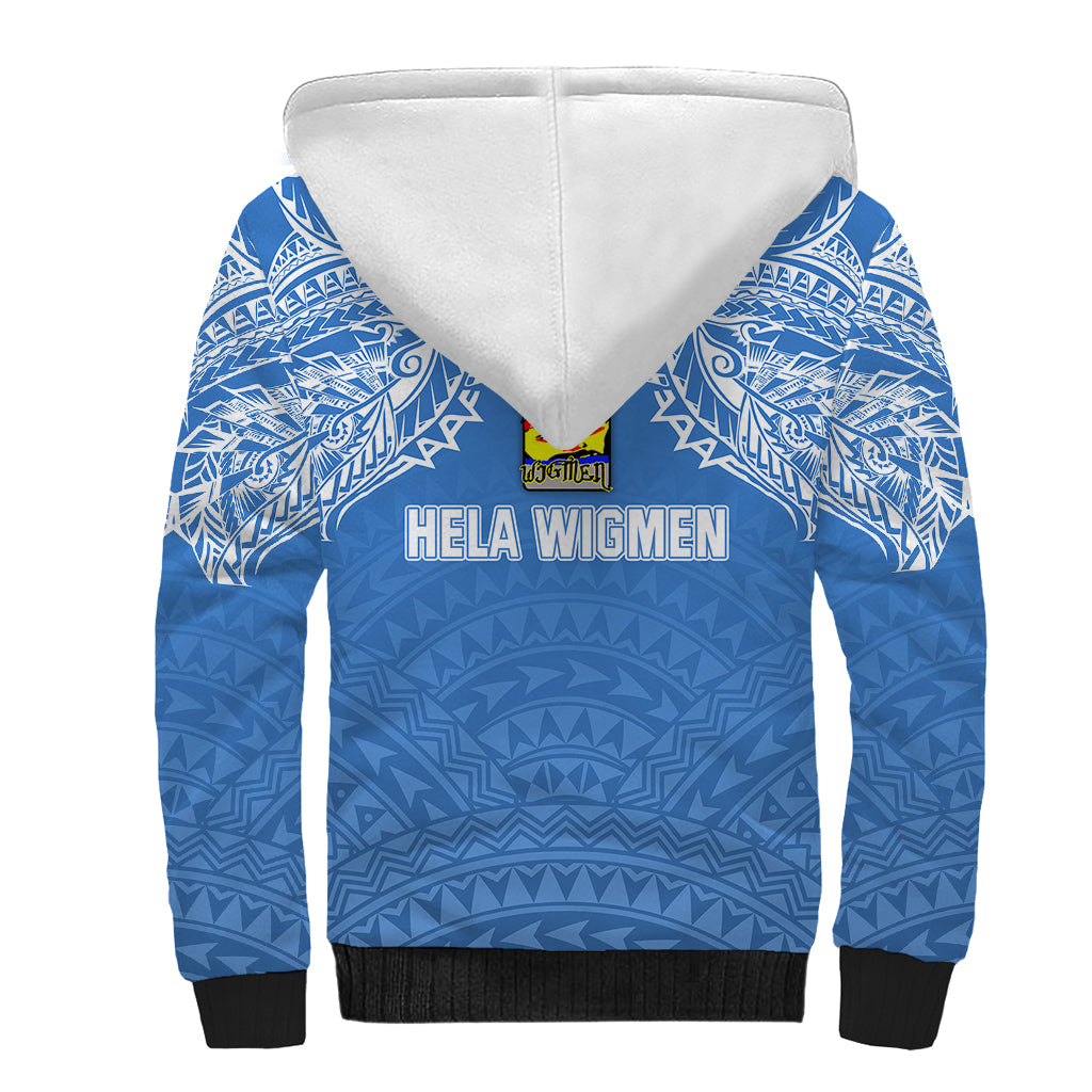 Hela Wigmen Rugby Sherpa Hoodie Papua New Guinea Polynesian Tattoo LT03 - Polynesian Pride