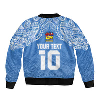 Custom Hela Wigmen Rugby Bomber Jacket Papua New Guinea Polynesian Tattoo LT03 - Polynesian Pride