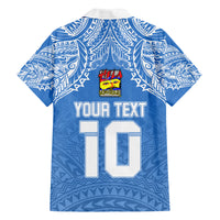 Custom Hela Wigmen Rugby Family Matching Short Sleeve Bodycon Dress and Hawaiian Shirt Papua New Guinea Polynesian Tattoo LT03 - Polynesian Pride