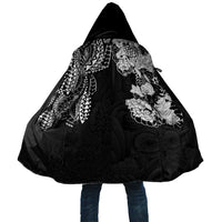 Japanese Irezumi and Hawaiian Polynesian Art Tattoo Cloak Black Color - Polynesian Pride