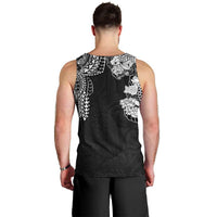 Japanese Irezumi and Hawaiian Polynesian Art Tattoo Men Tank Top Black Color - Polynesian Pride