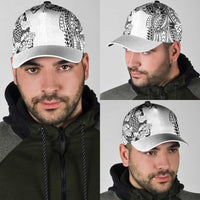 Japanese Irezumi and Hawaiian Polynesian Art Tattoo Classic Cap White Color - Polynesian Pride