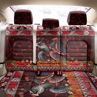 Hawaii KaʻUla Wena Volcano Turtle Back Car Seat Cover Lava and Tropical Plants Tribal Pattern