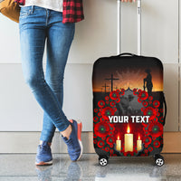 Custom New Zealand and Australia ANZAC Day Luggage Cover Gallipoli and Canlelight Lest We Forget LT03 - Polynesian Pride