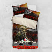 New Zealand ANZAC Day Bedding Set The Ode of Remembrance and Silver Fern